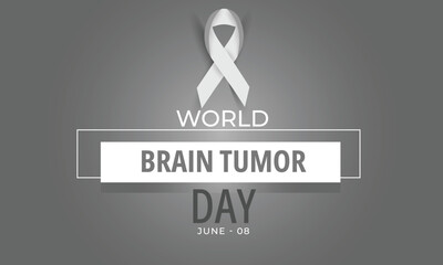 World Brain Tumor day. background, banner, card, poster, template. Vector illustration.