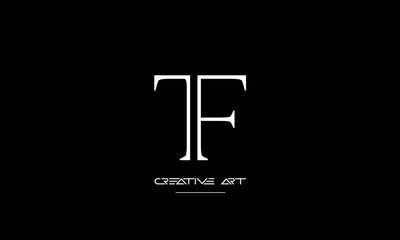 FT, TF, F, T abstract letters logo monogram