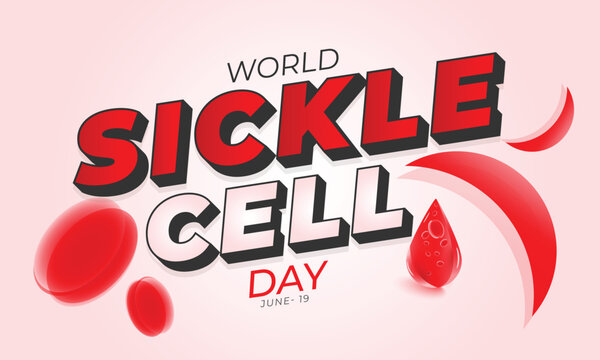 World Sickle Cell day. background, banner, card, poster, template. Vector illustration.