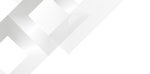 Vector Illustration of the gray pattern of lines abstract background.  Abstract wavy stripes on white background isolated.  - obrazy, fototapety, plakaty