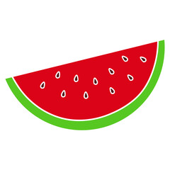 slice of watermelon fruit
