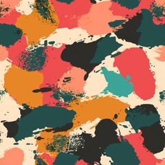 Abstract Colorful Terrazzo Pattern Background