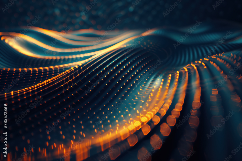 Poster abstract background with a 3d surface. hi-tech futuristic. materials science. background image. crea