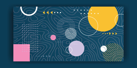 geometric background shapes