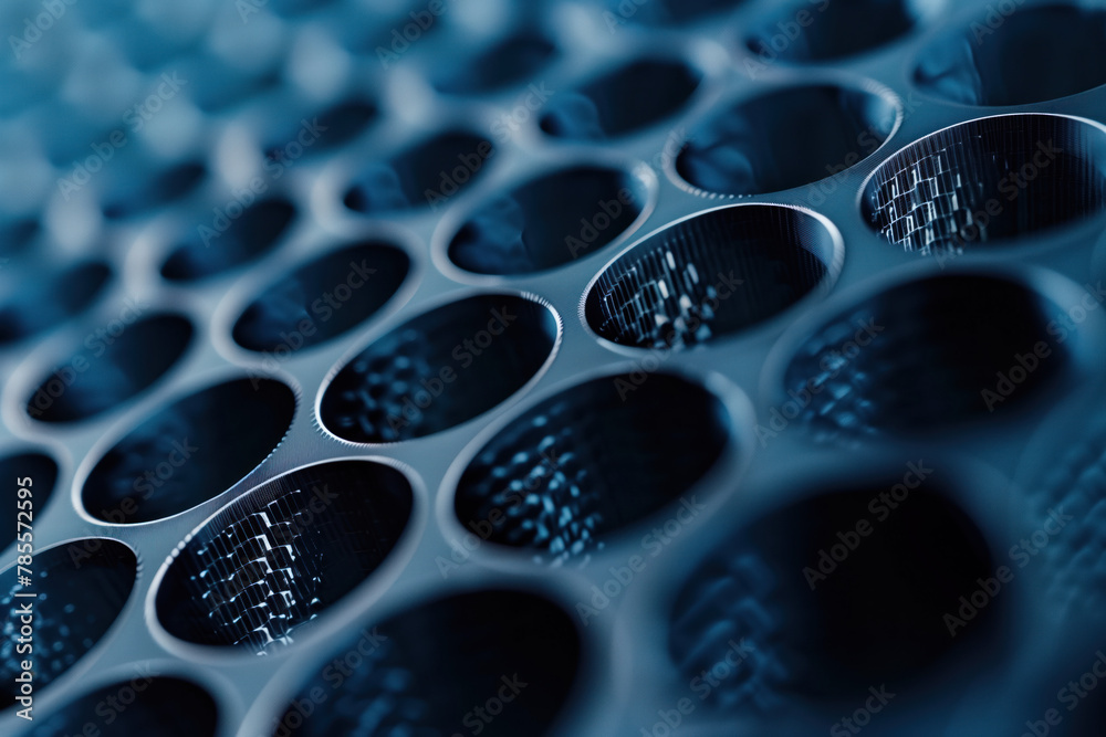 Poster abstract background with a 3d surface. hi-tech futuristic. materials science. background image. crea