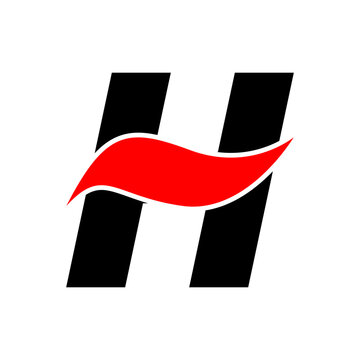 H Logo | H Vector logo | H black template
