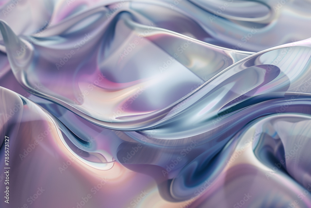Poster abstract background with a liquid 3d surface. hi-tech futuristic. materials science. background imag
