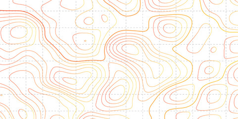 Topographic Map Seamless Pattern. Vector Background