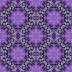 Summer floral print seamless mandala flower pattern for fabrics and wrapping 