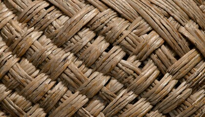 Close up seamless rattan pattern texture background wallpaper