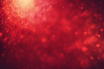 Red bokeh , a normal simple grainy noise grungy empty space or spray texture , a rough abstract retro vibe shine bright light and glow background template color gradient