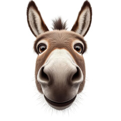 Obraz premium Isolated Cute Funny Animal on a Clear PNG Canvas, Generative AI