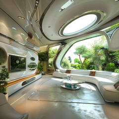 Obraz premium Men and women with healthy bodies running and exercising