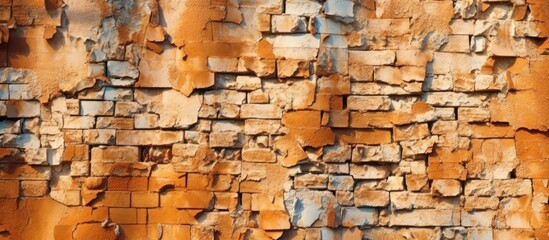 ancient brick wall texture - obrazy, fototapety, plakaty