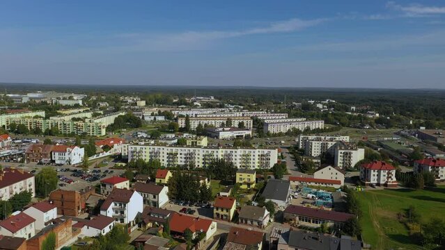Beautiful Landscape Apartment Konskie Krajobraz Bloki Aerial View Poland
