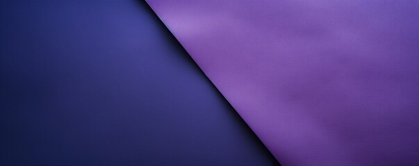 Violet background with dark violet paper on the right side, minimalistic background, copy space concept