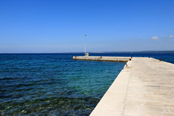 jetty in National park Brioni, Croatia