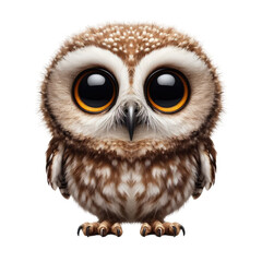Naklejka premium Isolated Cute Funny Animal on a Clear PNG Canvas, Generative AI