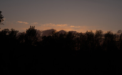 Tramonto a parco Talenti