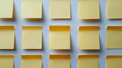 Fototapeta premium sticky notes on a wall