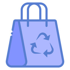 recycle paper bag icon