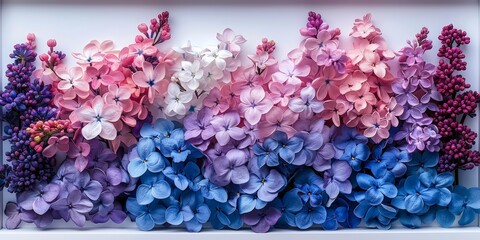 Vibrant Lilac Flowers in Boho Garden Generative AI