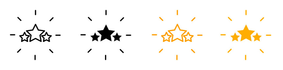 Positive User Feedback and Appreciation Symbol for Ratings and Reviews
