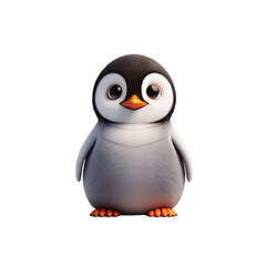 Isolated  Cute Funny Animal on a Clear PNG Canvas, Generative AI