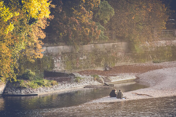 Isar River in Munich.