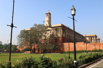 Obraz premium 02/24/2023 Delhi India. Delhi, the capital of India, is popular among tourists due to the abundance of attractions and the interweaving of different cultures.