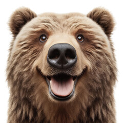Fototapeta premium Isolated Cute Funny Animal on a Clear PNG Canvas, Generative AI