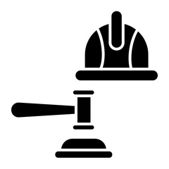 Labour Law Icon Design