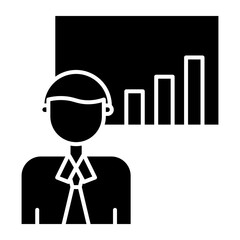 Business Presentation Icon Design