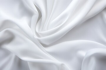 Obraz premium White Background, Fabric Satin Texture