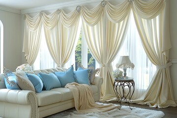 Windows achieve the effect of lightness and spaciousness which makes the entire room seem more open and friendly