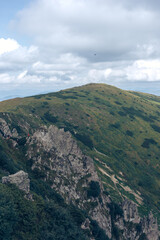 Beautiful view in the Carpathians. Spitzi Mountains. Ukraine