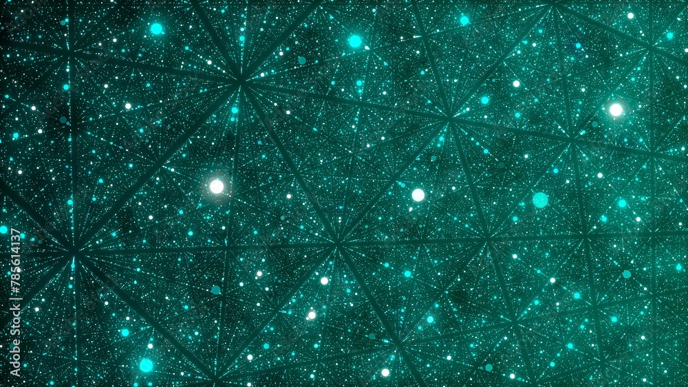 Aufkleber universe abstract color infinite space illustration. futuristic stardust. 3d rendering.