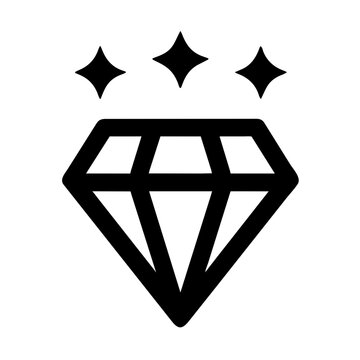 recommend clip art: Diamond Jewelry icon vector graphics element silhouette sign symbol illustration on a Transparent Background