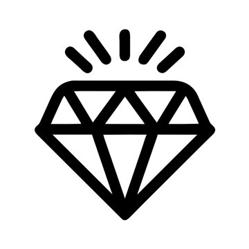 recommend clip art: Diamond Jewelry icon vector graphics element silhouette sign symbol illustration on a Transparent Background