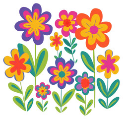 PNG A vector graphic of flowers graphics asteraceae dynamite