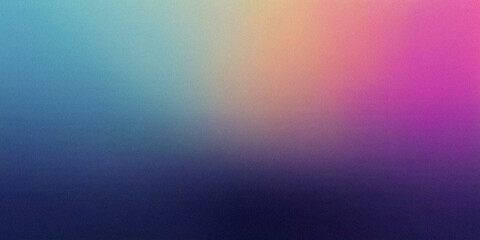 Obraz premium Blue and pink line waves light , empty space grainy noise grungy texture color gradient rough abstract background , shine bright light and glow template