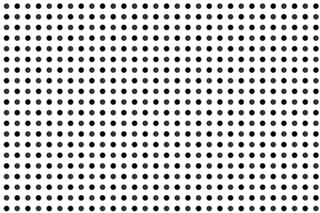 Black grey polka dots