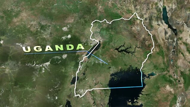 Uganda World Map