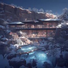 Experience Luxury in the Heart of Snowy Mountains - A Timeless Escape