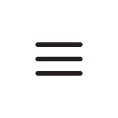 List bullets vector icon. Menu format flat sign design. Formatting items symbol pictogram. Hamburger list ellipsis icon. Ellipsis menu sign. Burger menu sign. UX UI icon