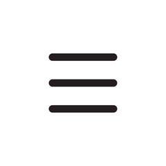 List bullets vector icon. Menu format flat sign design. Formatting items symbol pictogram. Hamburger list ellipsis icon. Ellipsis menu sign. Burger menu sign. UX UI icon