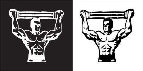  IIlustration Vector graphics of GYM icon