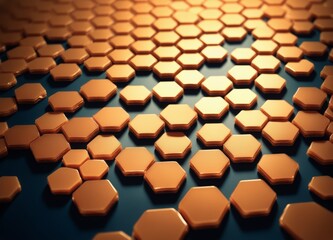 abstract background made of hexagons