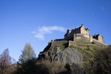 Obraz premium Edinburgh castle in the Scotland