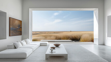 modern living room, smooth background